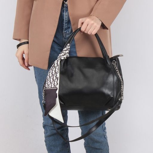 Сумка женская натуральная кожа GU 2033-5529, 1отд+карм/пер, черный SALE 242725 - Adelia фото 10