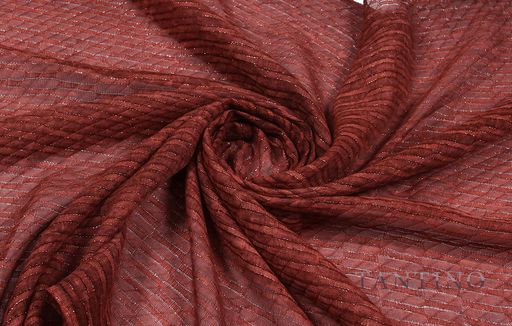 Большой,красивый палантин, выполненный из гофрированной ткани и украшенный тонкими нитями люрекса - Tantino фото 2