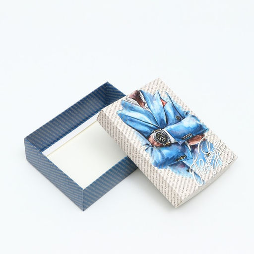 Цена за 5 шт. Подарочная коробка Мужская, 16,5 х 12,5 х 5,2 см - UPAK LAND фото 4