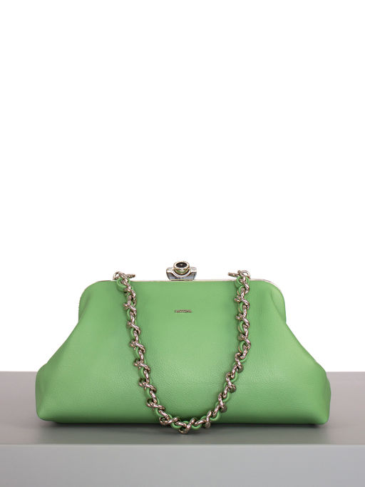 LACCOMA сумка Паола-Л815-спаржа эко кожа хлопок фото 6