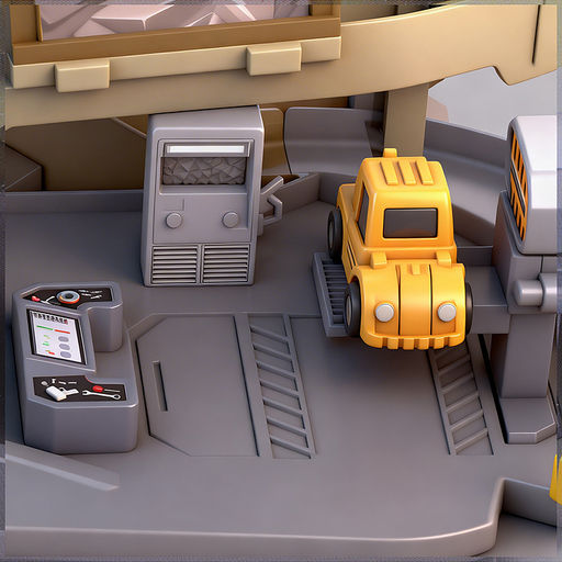 Парковка "Спец паркинг" (свет, звук) в коробке