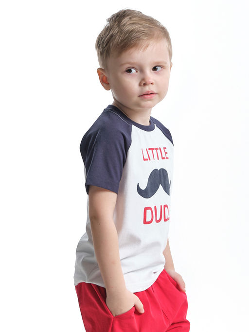 Футболка для мальчика UD 0699 синий - Mini maxi фото 2