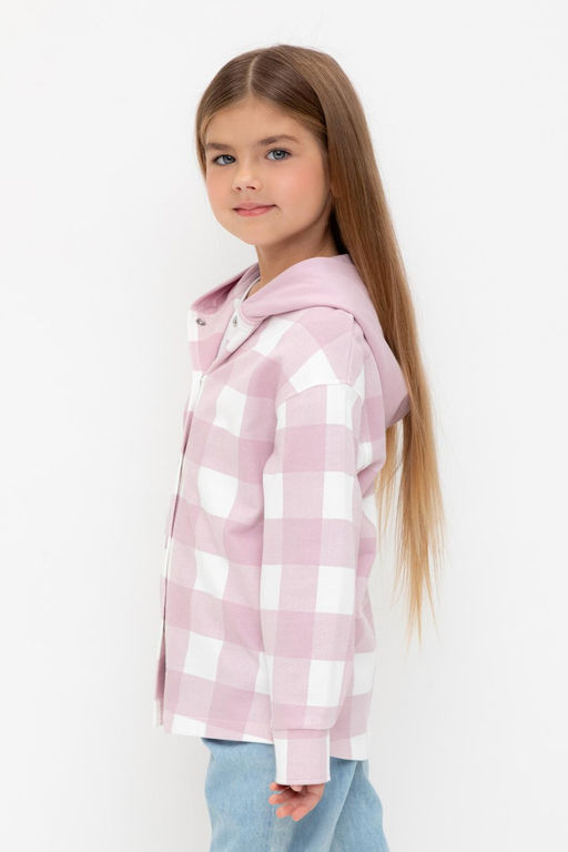 Crockid _ КР 302698/фламинго,клетка виши к541 рубашка для дев