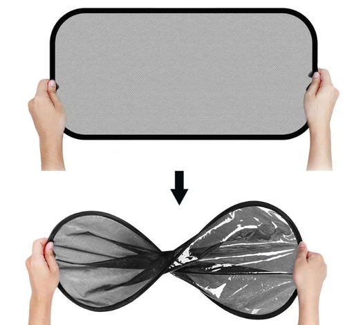 Автошторки солнцезащитные универсальные 2шт.44х38см на присосках - Buro фото 3