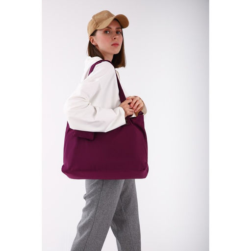 Сумка-тоут на молнии, цвет фиолетовый - Simaland фото 4