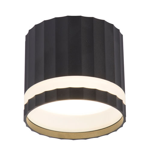 Светильник потолочный 12W, 230V, GX53, черный, HL369