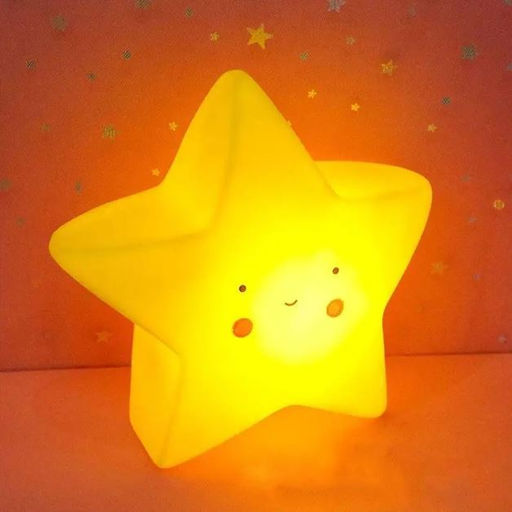 Ночник iLikeGift "Lucky star", yellow (12 см)