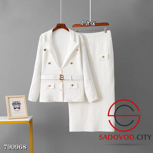 Женский деловой костюм с юбкой - Bruno фото 2