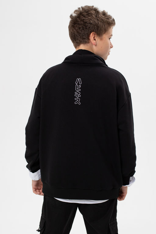 Толстовка с начесом с воротником ТФнач