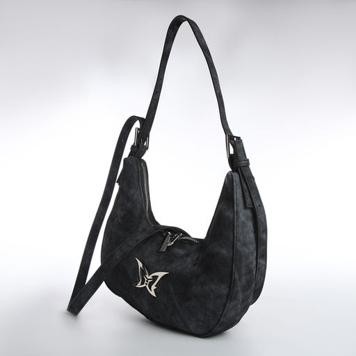 Сумка женская, багет, на молнии, цвет серый - Simaland фото 5