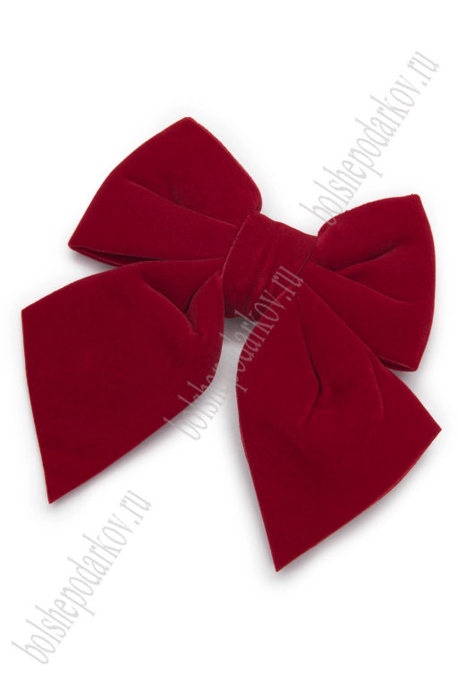 Новогодние банты 13,5*14 см (2 шт) SF-1698, красный - Больше подарков фото 5