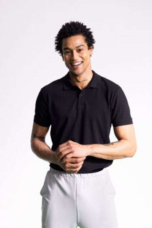 DeFactoFit Slim Fit Dar Kesim K?sa Kollu Pamuklu Sporcu Polo Tisort