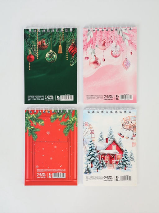 Цена за 8 шт. Блокнот «Счастье в тебе» А6, 40 л мягкая обложка, на гребне МИКС