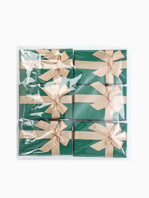 Набор коробочек подарочных 6 шт. под набор «Грин» 5×8×2.5, цвет зелёный (10319899)