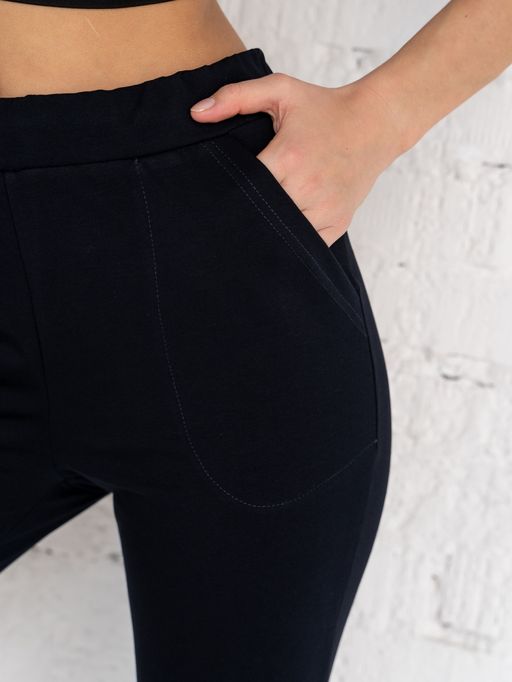 Брюки футер 2-хнитка мягкая резинка - Binita фото 7