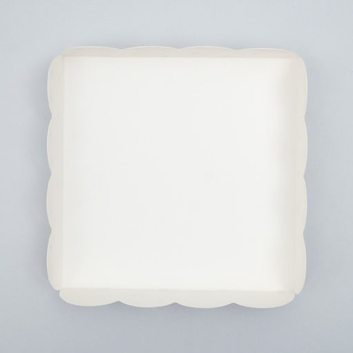Цена за 5 шт. Коробка для печенья, «Горох», белая, 12×12×3 см