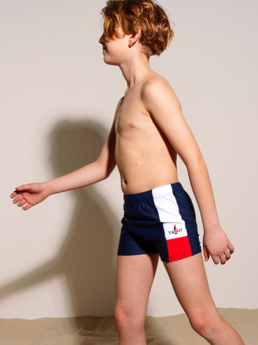 12411267 Плавки-шорты трикотажные для мальчиков, средней длины