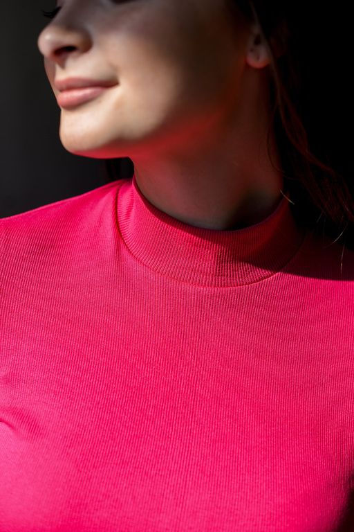 Водолазка кашкорсе рубчик Хлопок 95% лайкра 5%(стойка) - Оптима фото 18