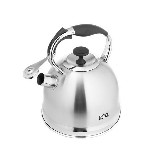 Чайник LARA (зеркальный) 3,3л, индукционное капсулированное дно, свисток с кноп. мех. (LR00-75)  фото 6