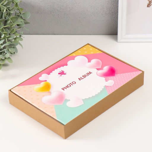 Фотоальбом на 50 фото 15?20 Ангел и сердечки, 18?26?4 см