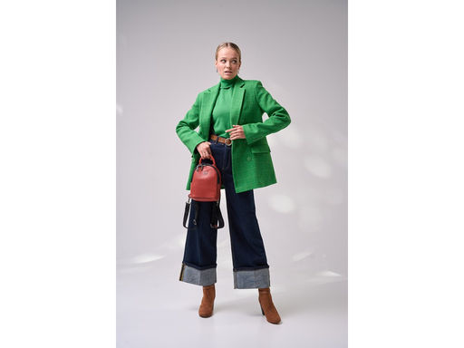 Сумка-рюкзак женский Lanotti 6610/Оранжевый