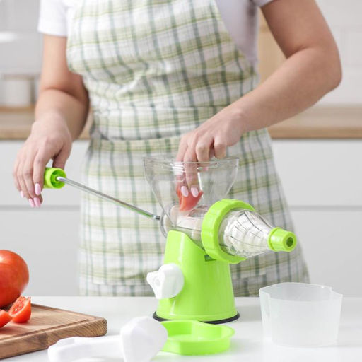 Соковыжималка ручная Fresh, пластик, зелёная