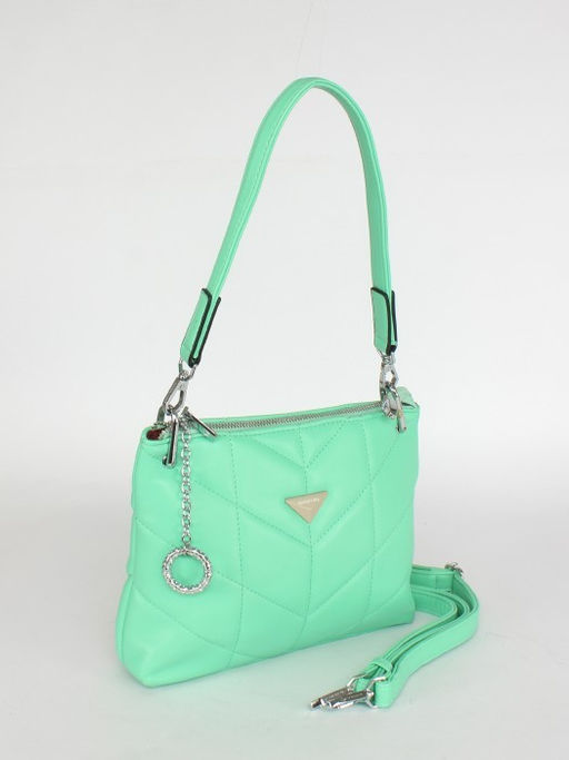 Сумка женская искусственная кожа Marrivina-22511, 1отд+карм/пер, плечевой ремень, зеленый SALE 254609 - Adelia фото 6