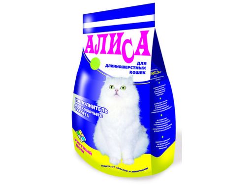 4шт. Наполнитель Алиса 4,6л д/длиннош., упаковка (4шт)