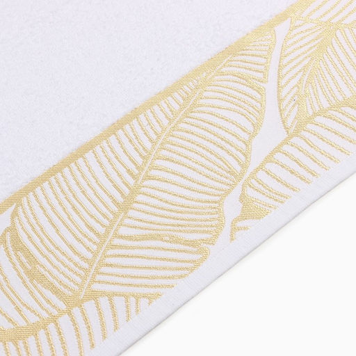 Полотенце махровое Love Life Leaves 70*140 см, белый, 100% хл, 360 гр/м2 - Lovelife фото 4