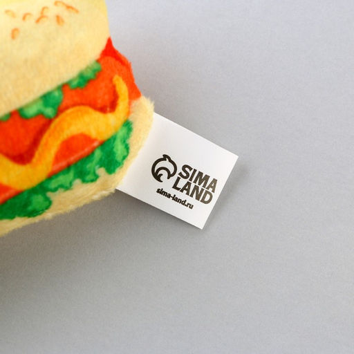 Игрушка для кошек с мятой Хот-дог из текстиля, 9х5,3 см - Пушистое счастье фото 5