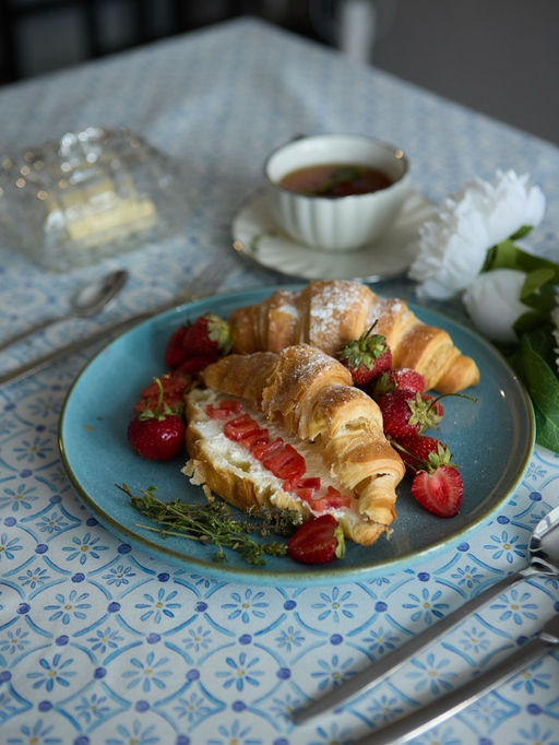 Тарелки SL Home Аззура, d=25.5 см, набор 2 шт., фарфор, бирюзовые