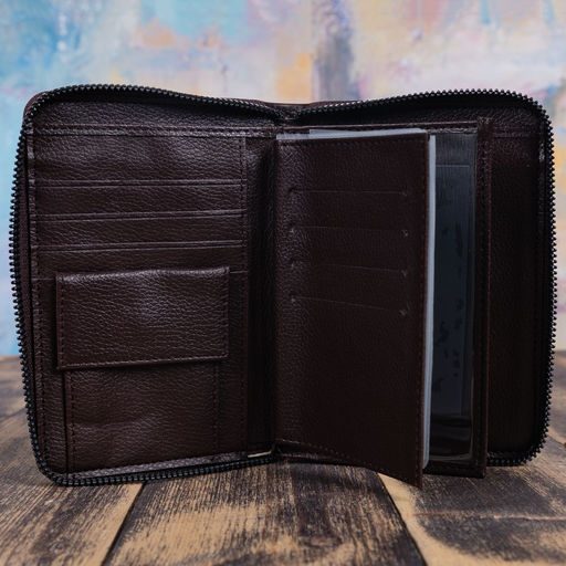 Обложка для документов 
 08.C-126_8012-2-коричневый