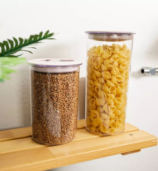 Банка 1,4л для сыпучих продуктов круг - Полимербыт фото 3