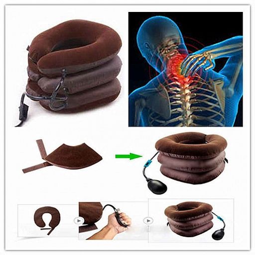 Ортопедическая Подушка массажер для шеи Tractors for cervikal spine