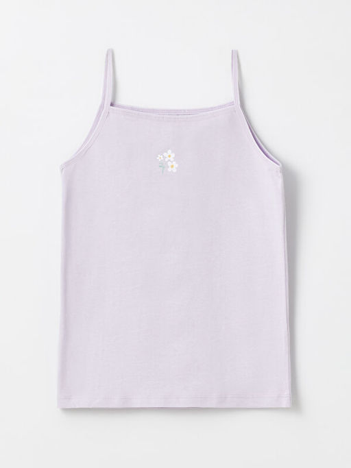 Kare Yaka Bask?l? K?z ?ocuk Atlet 2li - Waikiki фото 2