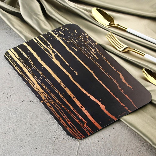 Доска разделочная Abstract Black, 30 х 20 см - Дорого внимание фото 3
