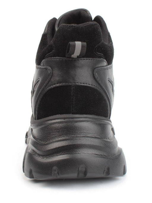 05-P99-1Z BLACK Кроссовки женские зимние (натуральная и искусственная кожа, шерсть) - Фабричный китай фото 12