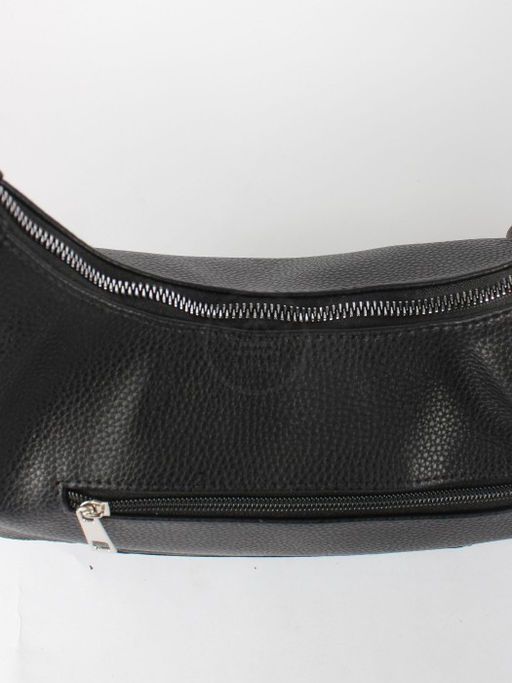 Сумка женская искусственная кожа ADEL-306, 1 отд/плеч рем, (УЦЕНКА не ровно пришита основная молния) черный флотер SALE 256252 - Adelia фото 4