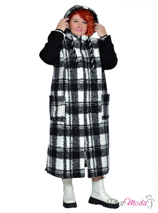 Пальто Модель №1773 размеры 44-84 - Plusmoda фото 4