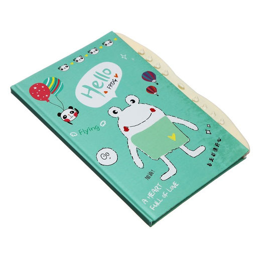 Записная книжка подарочная на замке, А6+, 48 листов, линия Веселые животные, МИКС - Calligrata фото 6