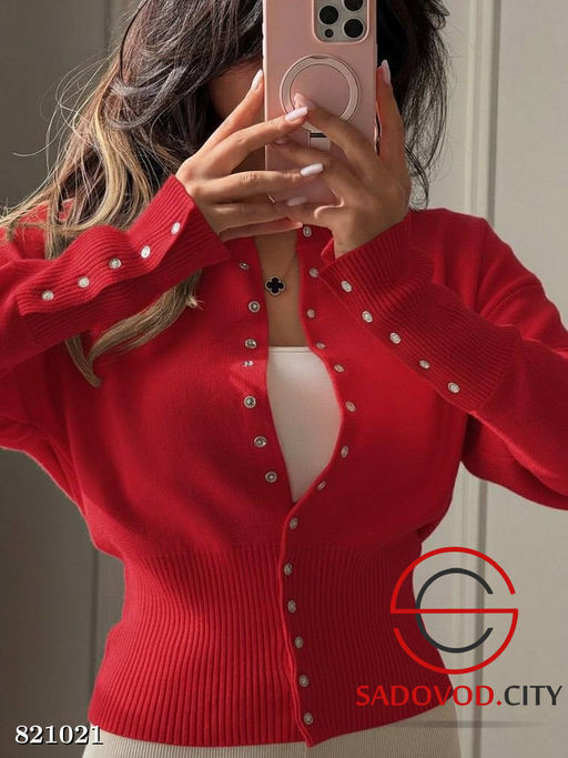 Кофта женская на кнопках