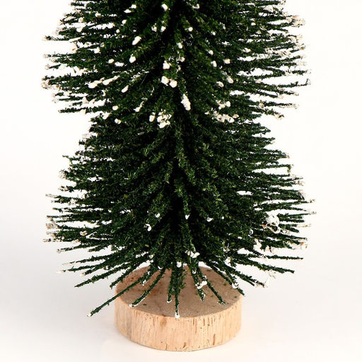 Миниатюра кукольная «Ёлочка со снегом», набор 2 шт., размер 1 шт. — 14×6×6 см