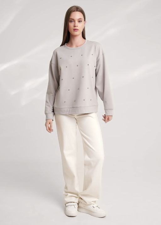 156948/183фнл Джемпер женский (ЧЗ)