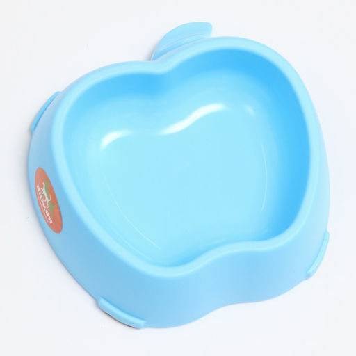 Миска пластиковая фигурная 17,5 х 17,5 х 5,5 см, голубая - Пижон фото 2