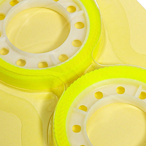 Набор 2 штуки, клейкая лента текстовыделительная (отклеиваемая) 75 мм х 10м, зелёный флуоресцентный - Calligrata фото 5