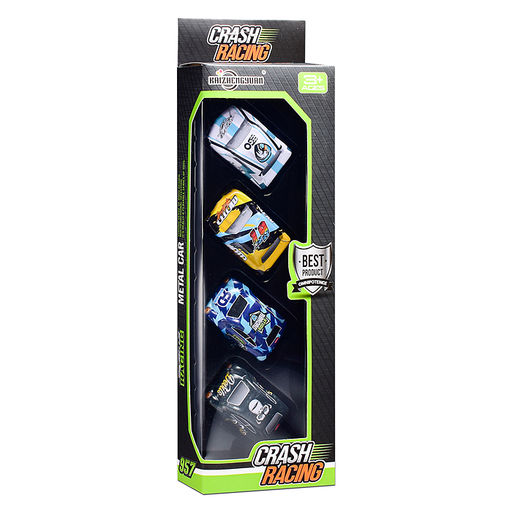 Набор машин "Скорость" металл, в коробке