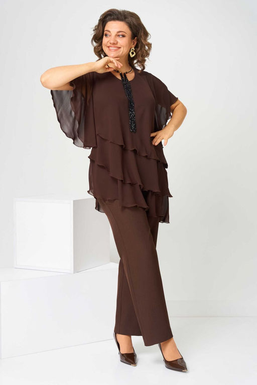Костюм Асолия 1512 коричневый