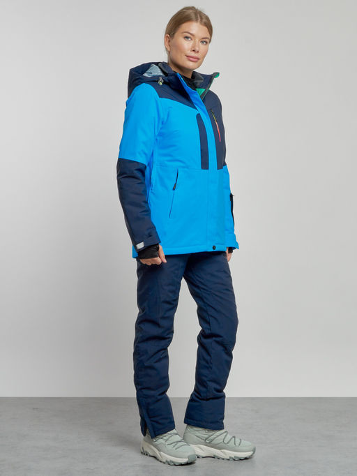 Горнолыжный костюм женский зимний синего цвета 03307S - Chunmai фото 2