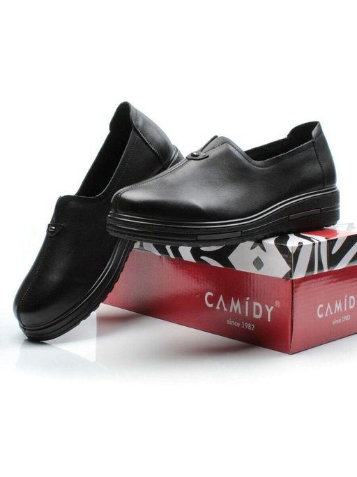 03-5068 BLACK Полуботинки женские (натуральная кожа) - Фабричный китай фото 16