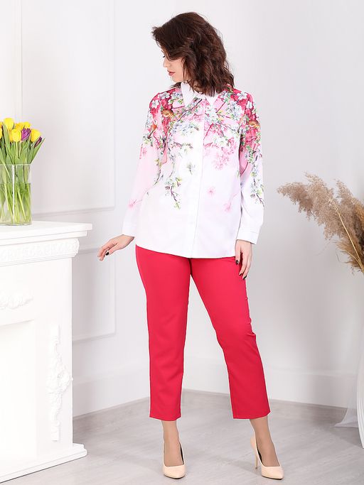 Костюм летний женский больших размеров - Almond фото 4